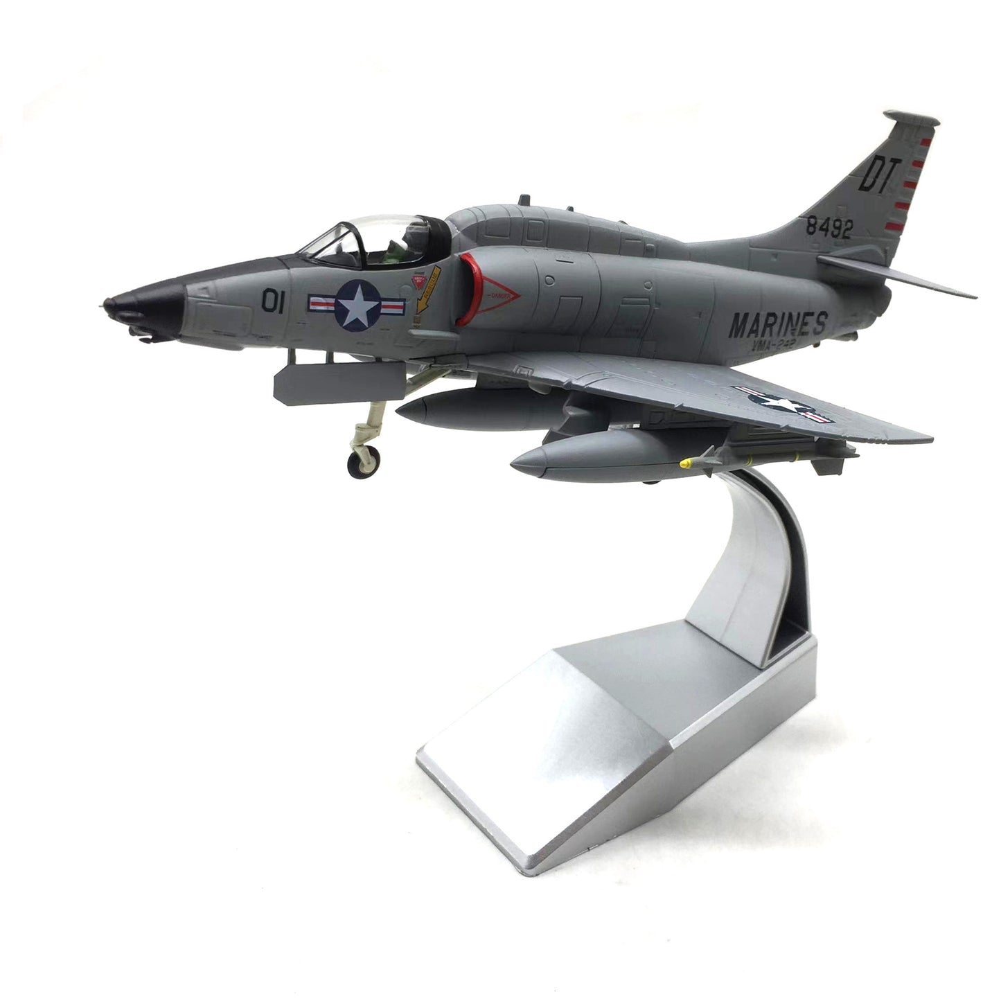 1/72 USA Lightning F-6F Fighter F-4U Skyhawk A-4 Aircraft Alloy Model Diecast