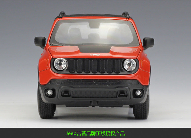 WELLY 1/24 Jeep Renegade Trailhawk SUV Modern Car Model