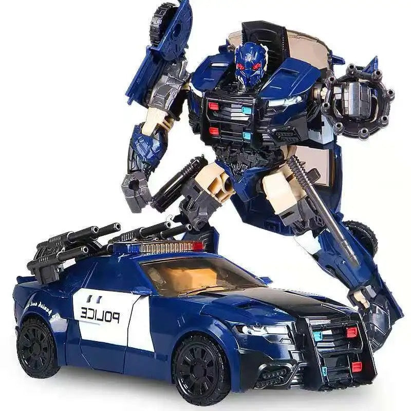 TAIBA Transformer 5 Savior Action Figure Police Car Model Toy