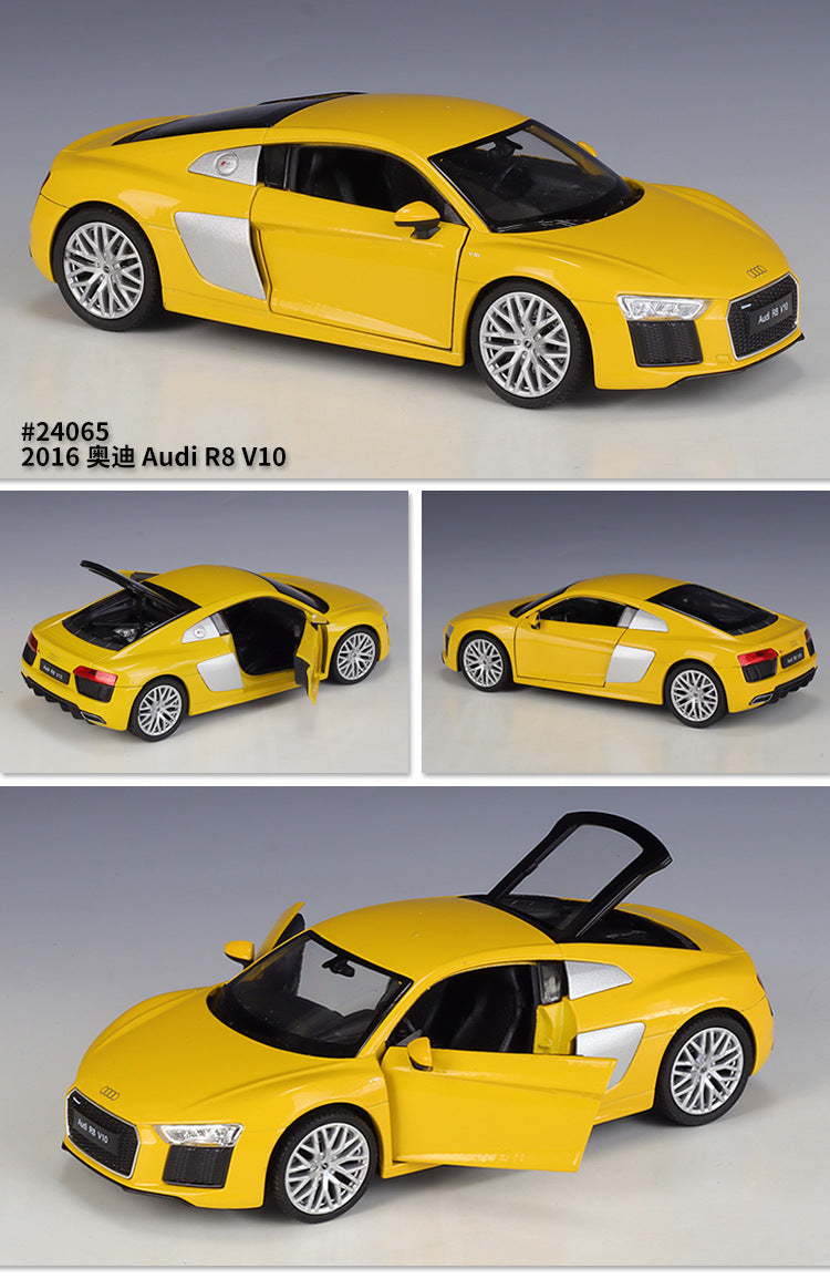 WELLY 1/24 Audi R8 V10 2016 Modern Car Model