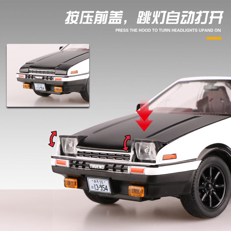 Mini Auto 1/24 Toyota AE 86 Initial D Modern Car Model