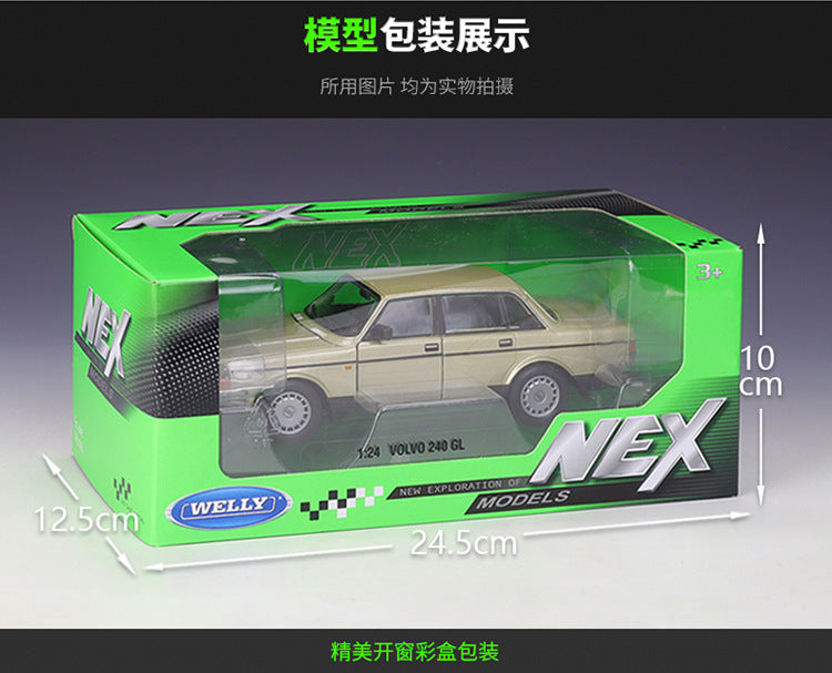 WELLY 1/24 Volvo 240 GL Modern Car Model