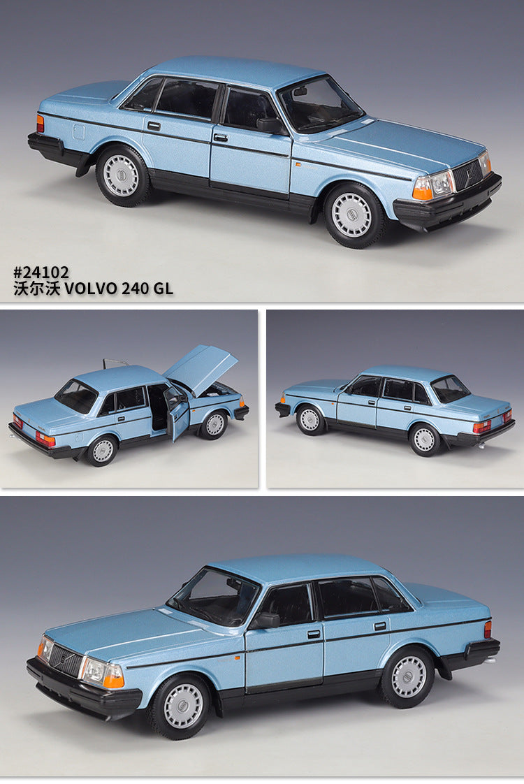 WELLY 1/24 Volvo 240 GL Modern Car Model