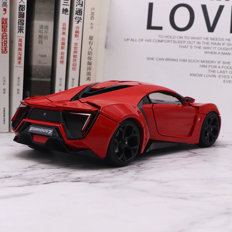 JADA 1/18 Lykan HyperSports Furious7 Modern Car Model