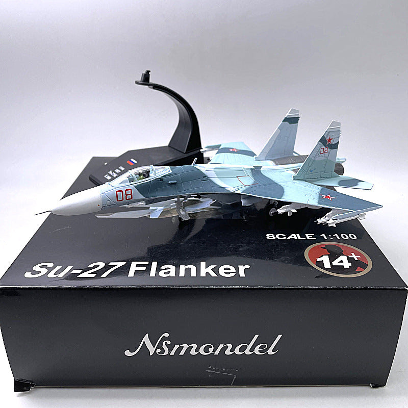 1/100 SU-27 Aircraft Alloy Model Diecast