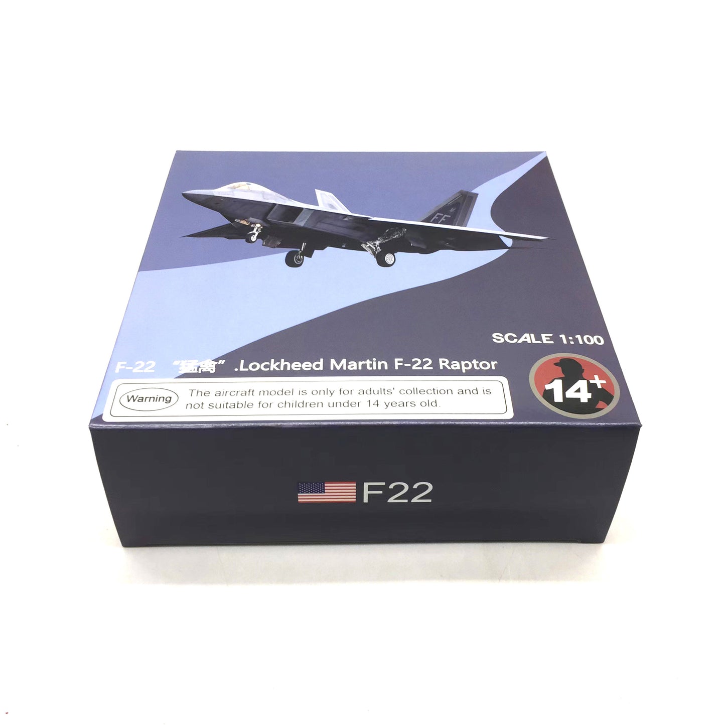 1/100 USA F/A-18F FairchildA-10A F-22 Raptor Aircraft Alloy Model Diecast