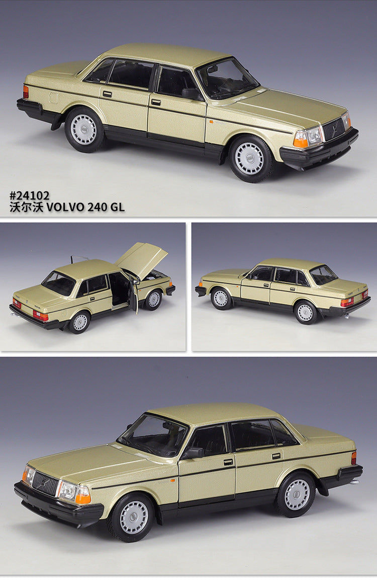 WELLY 1/24 Volvo 240 GL Modern Car Model