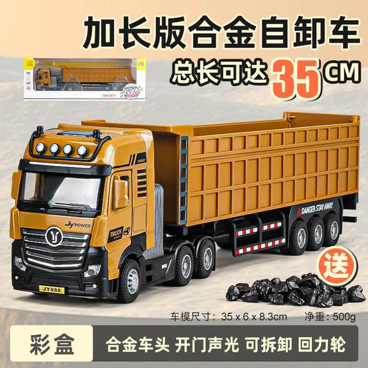 1/50 Alloy Engineering Vehicle Dump Truck Transport freight Truck Car Model