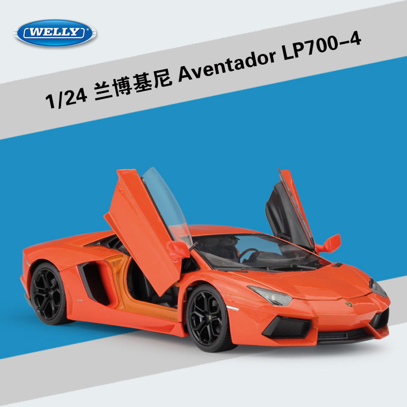 Welly 1/24 Lamborghini Aventador Coupe LP700-4 Modern Car Model