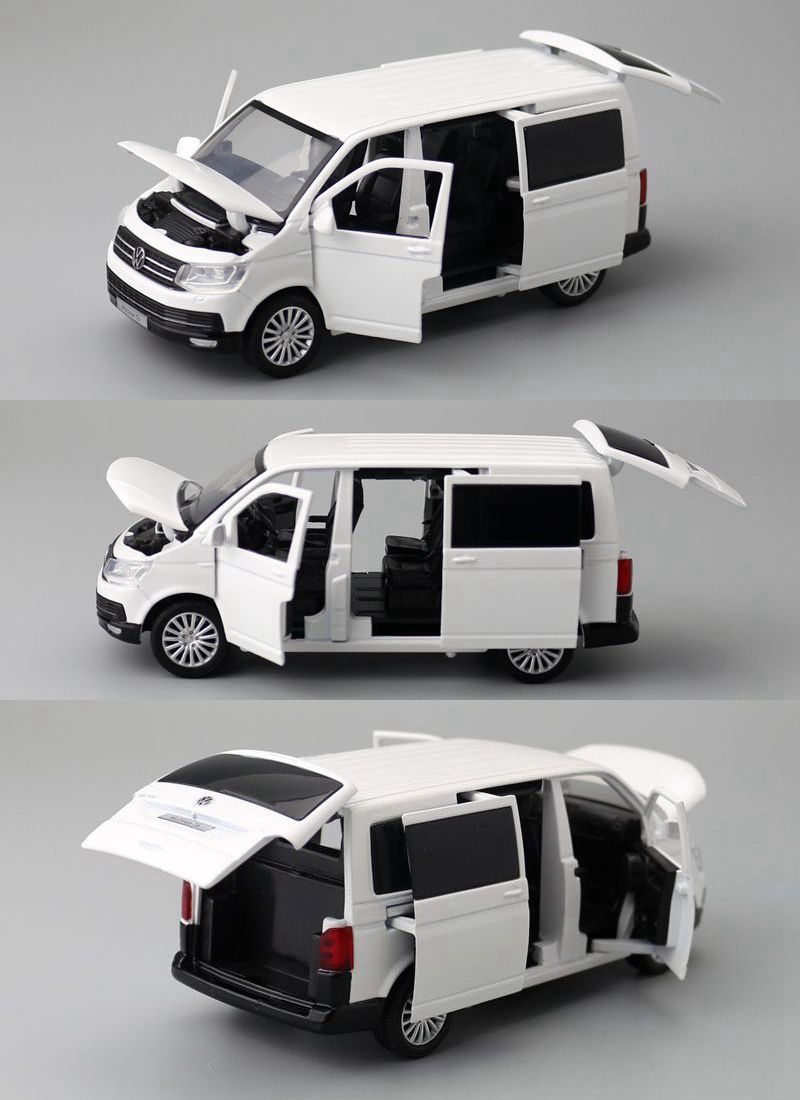 JKM 1/32 Volkswagen Multivan T6  Mpv Modern Car Model