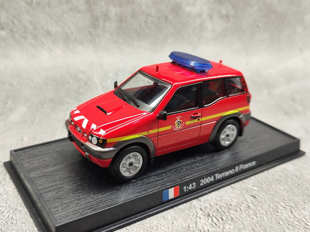 AMER 1/43 Terrano II France Fire Engine 2004 Modern Car Model