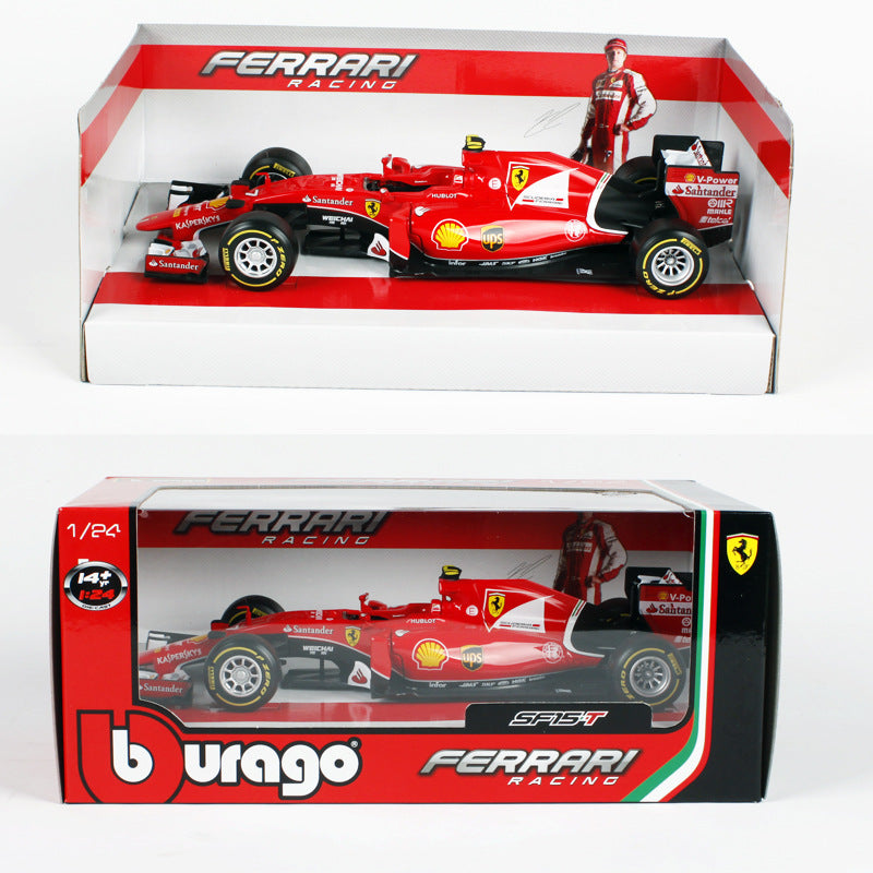 Bburago 1/24 Ferrari SF-15 F1#7 Formula Racing Car Modern Car Model