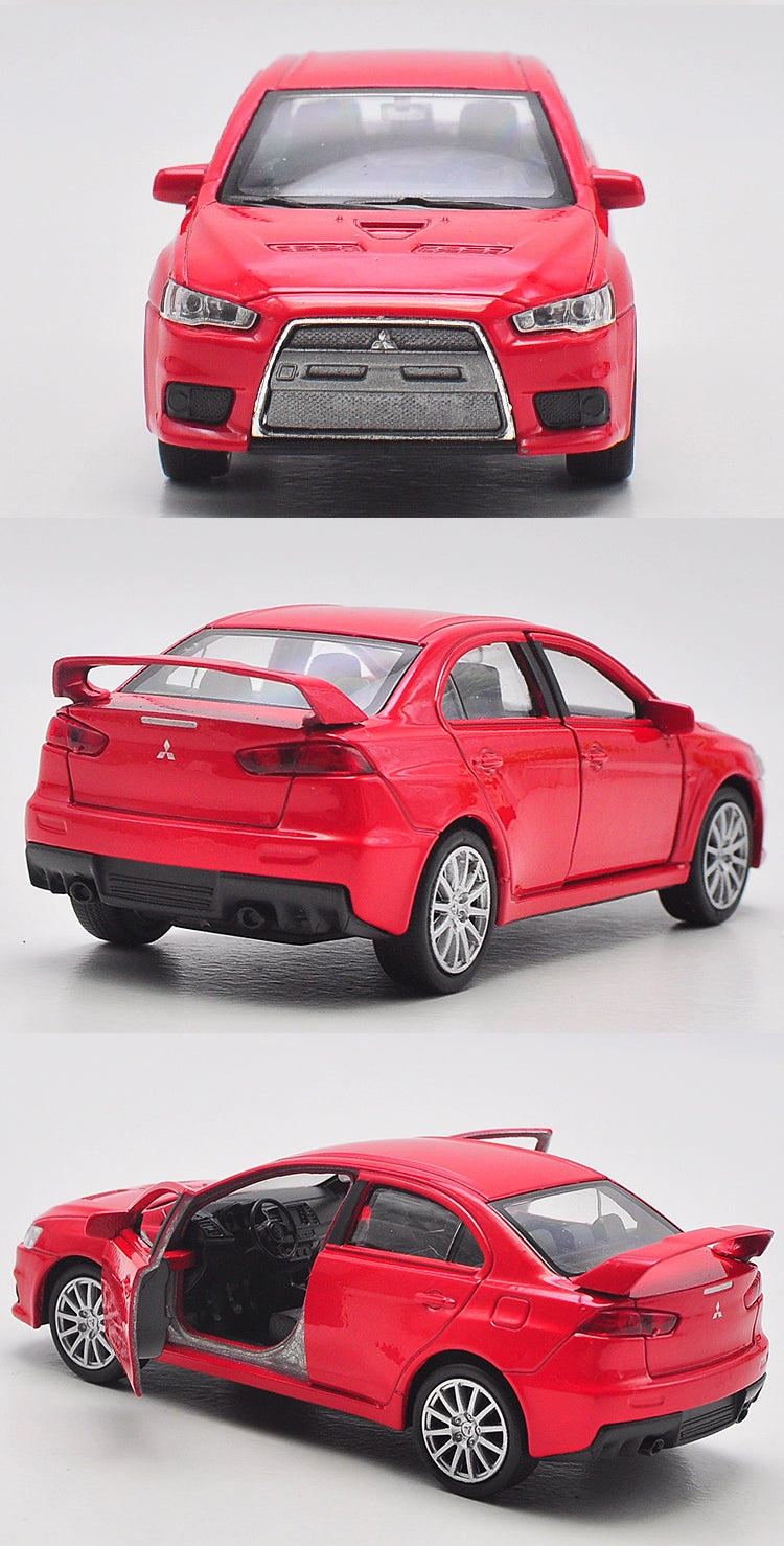 WELLY 1/36 Mitsubishi Lancer Evolution X EVO Modern Car Model