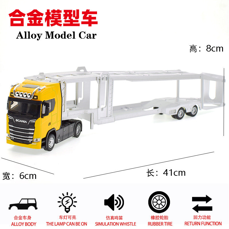 1/50 SCANIA Alloy Large Container Truck Transport Truck Car Model