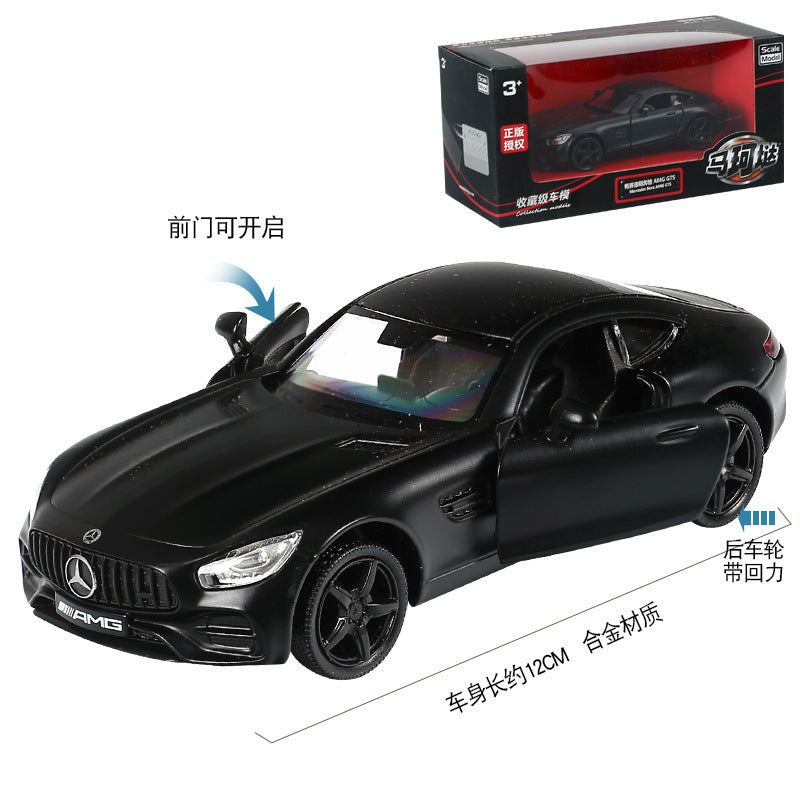 Makeda 1/36 Mercedes-Benz AMG Matte Black Series Modern Car Model