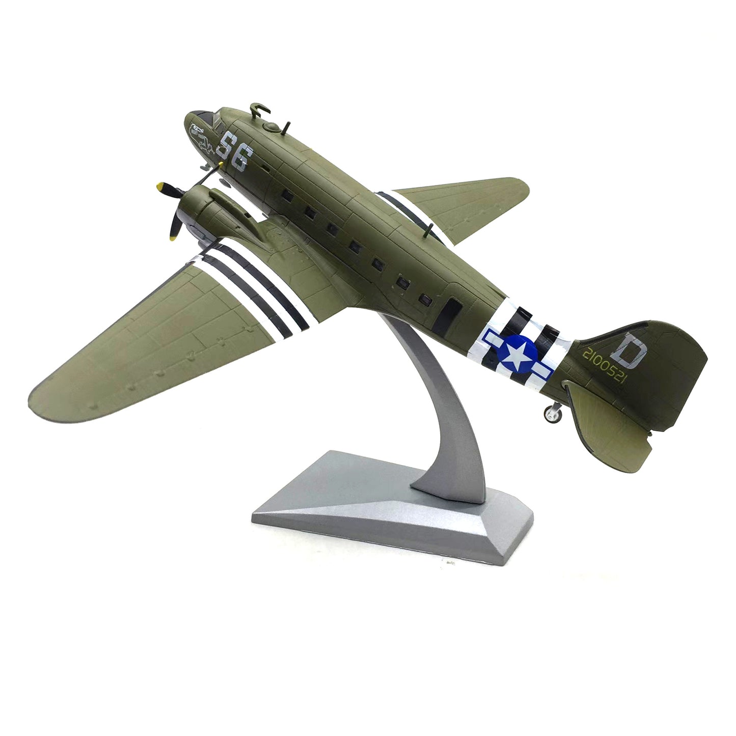 1/100 EK -47/DC-3 D-Day 75th Anniversary Aircraft Alloy Model Diecast