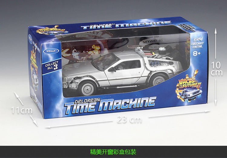 WELLY 1/24 DeLorean  Back To The Future Classic Car Model