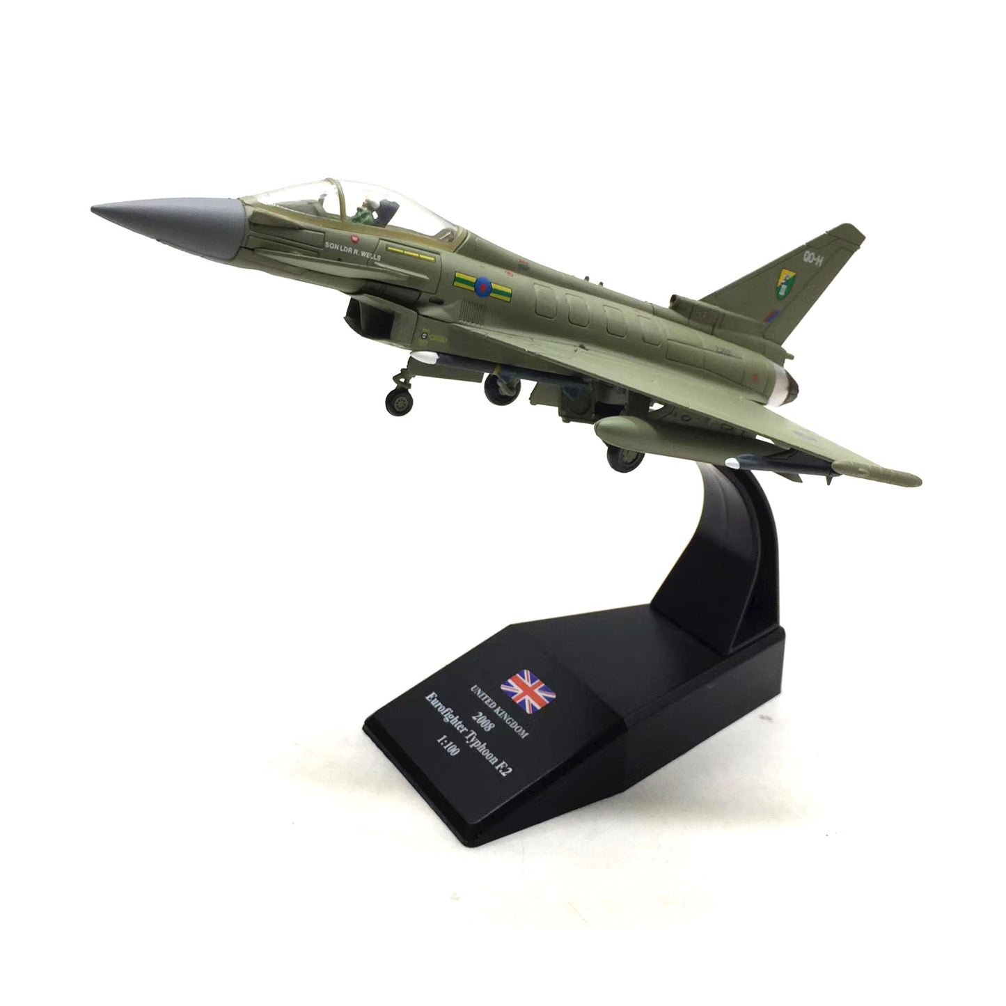 1/100 EK Eurofighter France Mirage 2000 Aircraft Alloy Model Diecast