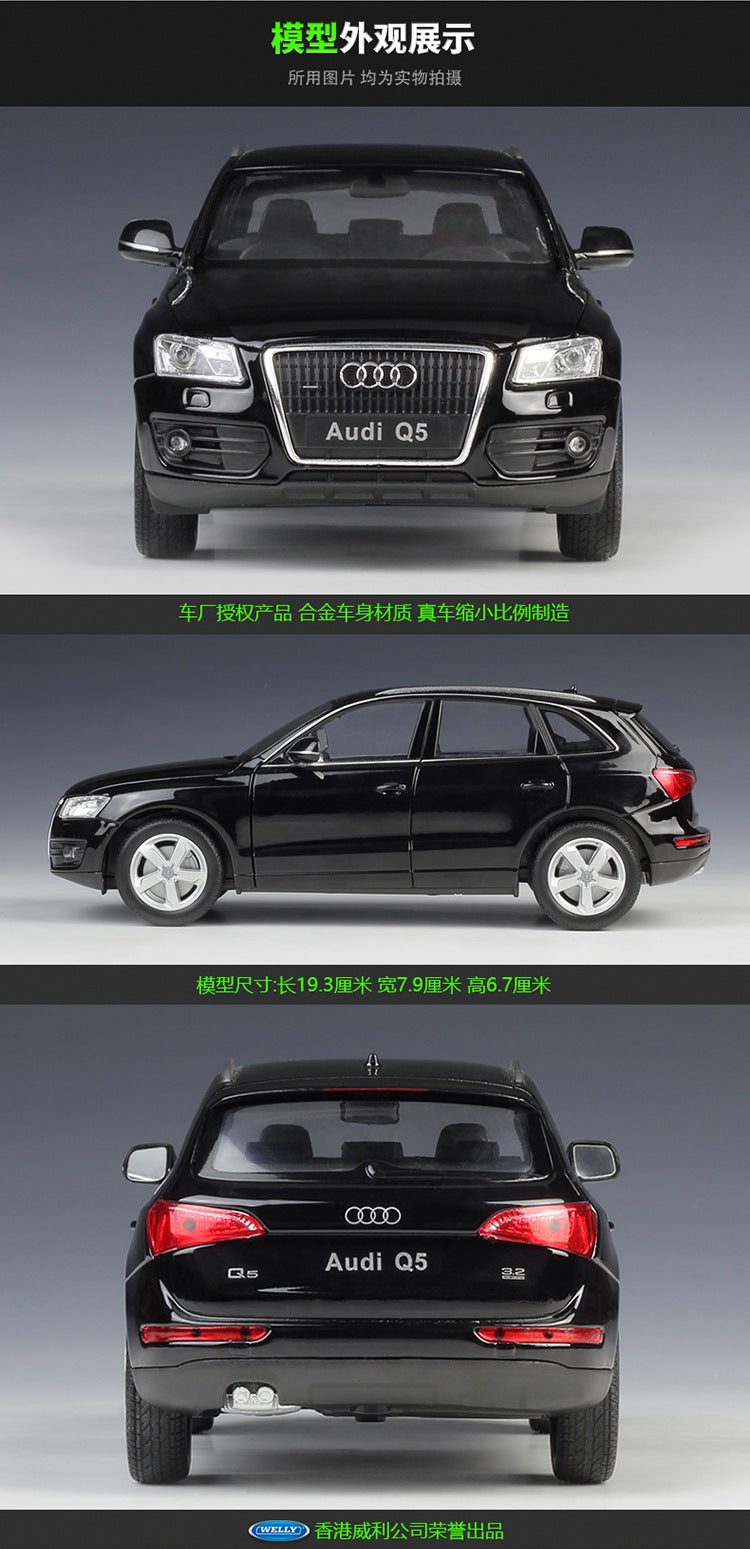 WELLY 1/24 Audi Q5 SUV Modern Car Model