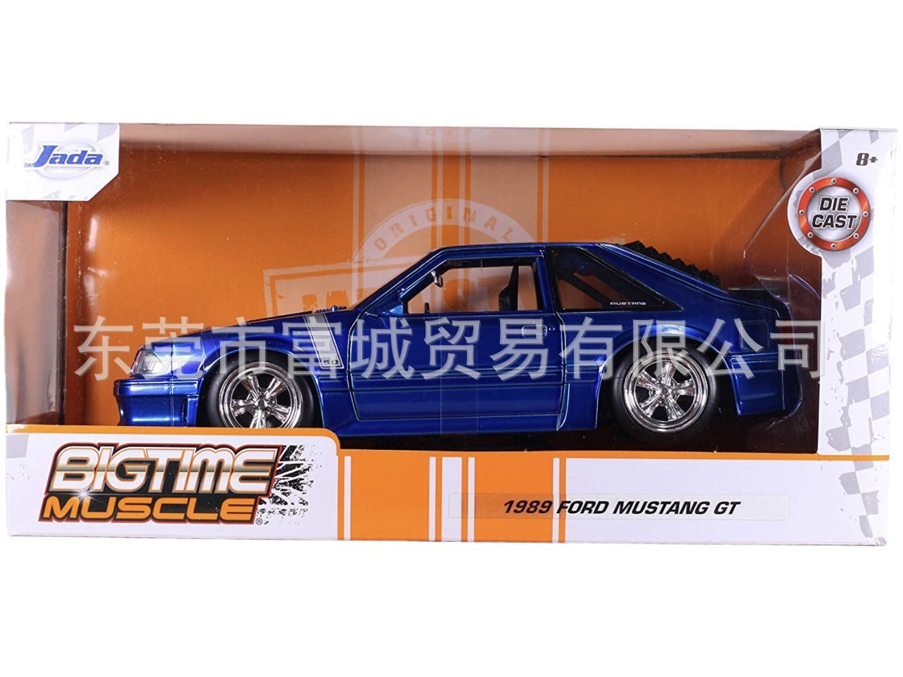 Jada 1/24 Ford Mustang GT 1989 Modern Car Model