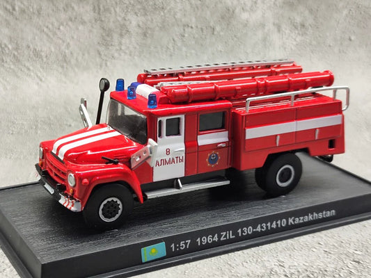 AMER 1/57 ZiL 130-431410 Kazakhstan Fire Engine 1964 Classic Car Model