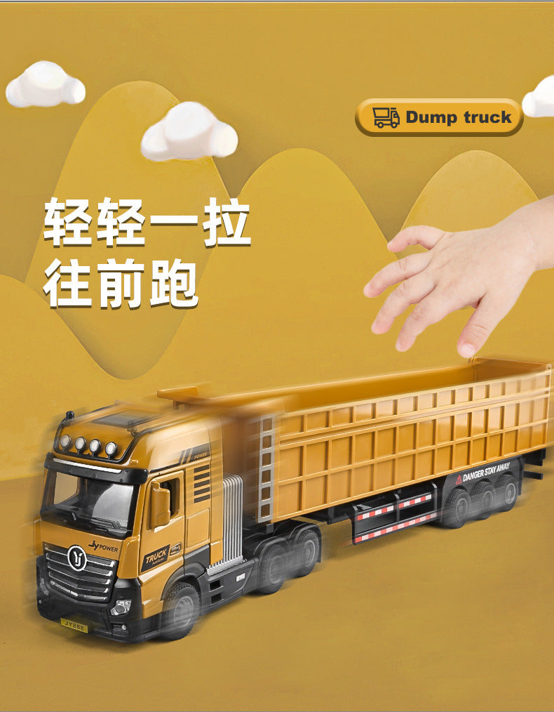 1/50 Alloy Engineering Vehicle Dump Truck Transport freight Truck Car Model