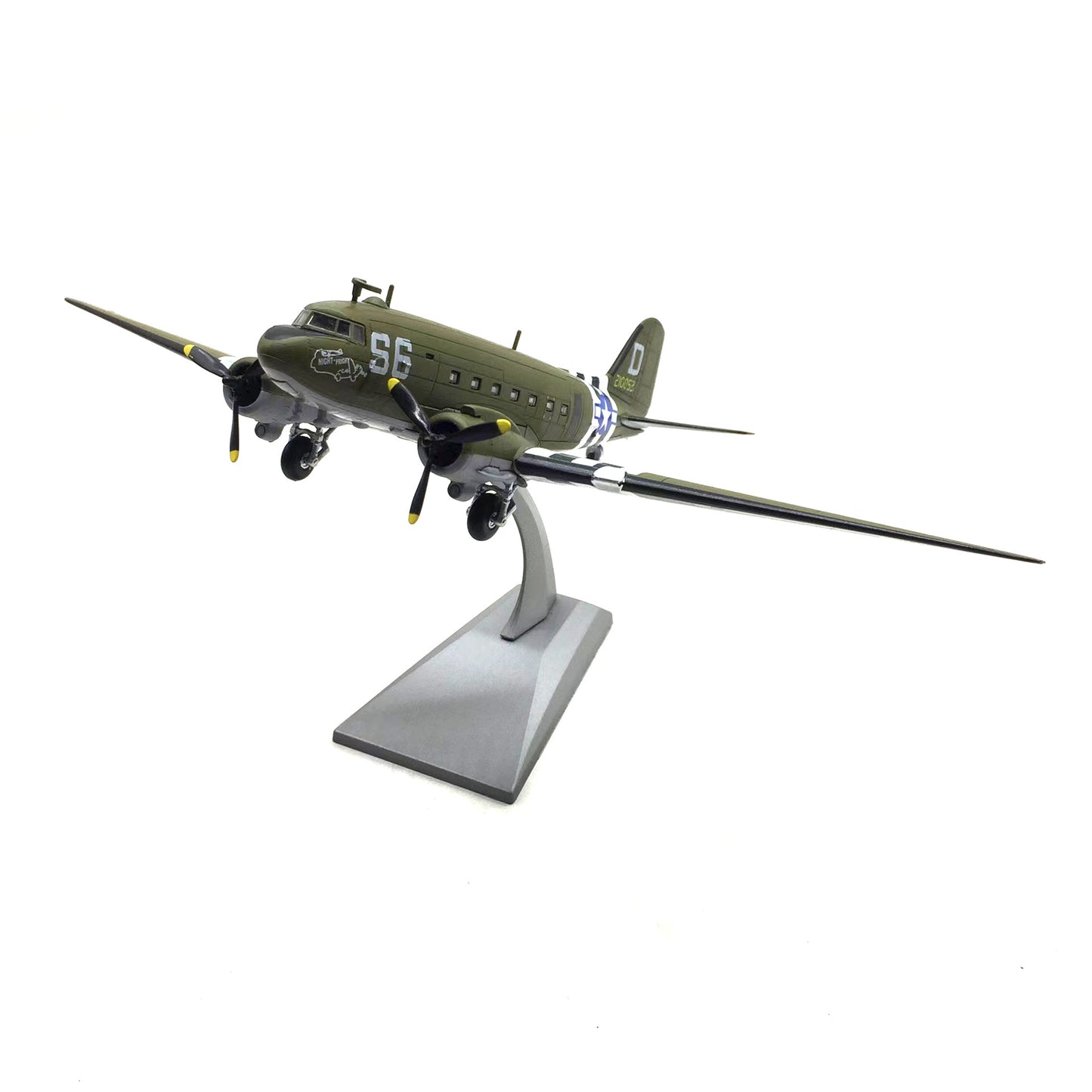 1/100 EK -47/DC-3 D-Day 75th Anniversary Aircraft Alloy Model Diecast