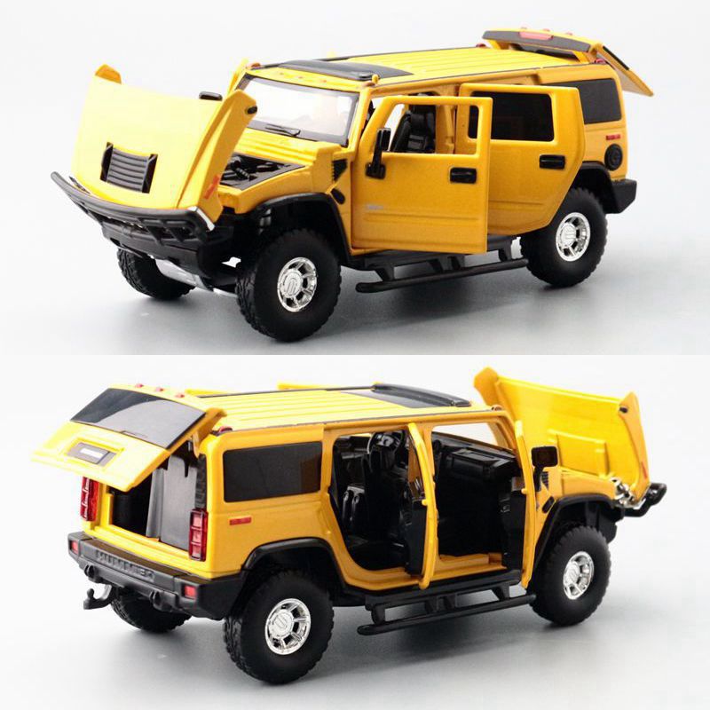 JKM 1/32 Hummer H2 2008 Suv Modern Car Model