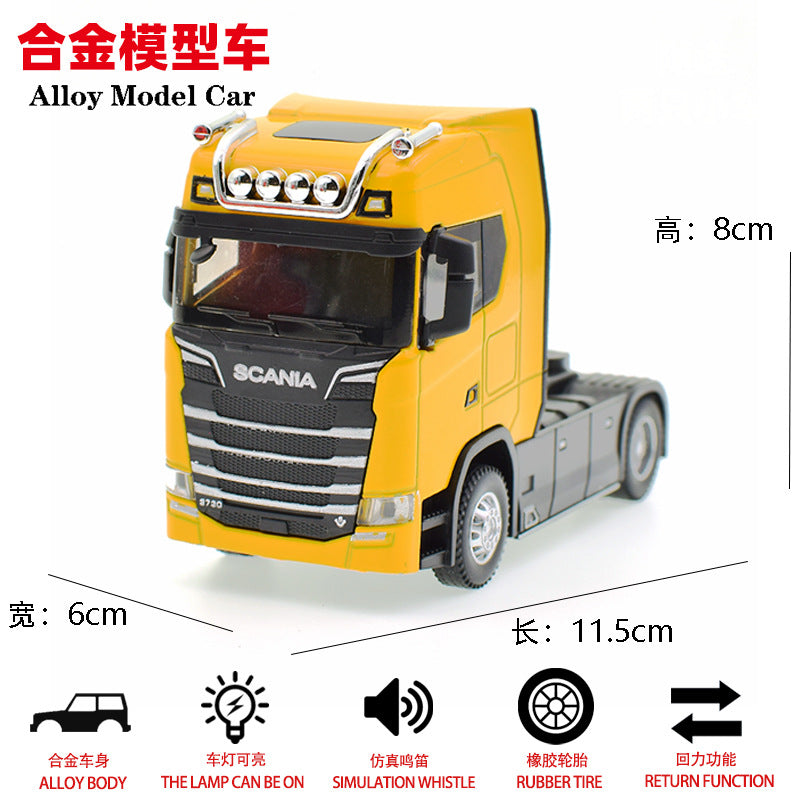 1/50 SCANIA Alloy Large Container Truck Transport Truck Car Model