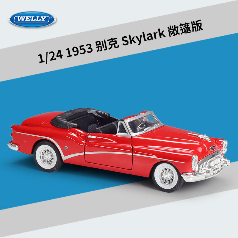 WELLY 1/24 Buick Skylark 1953 Convertible Classic Car Model