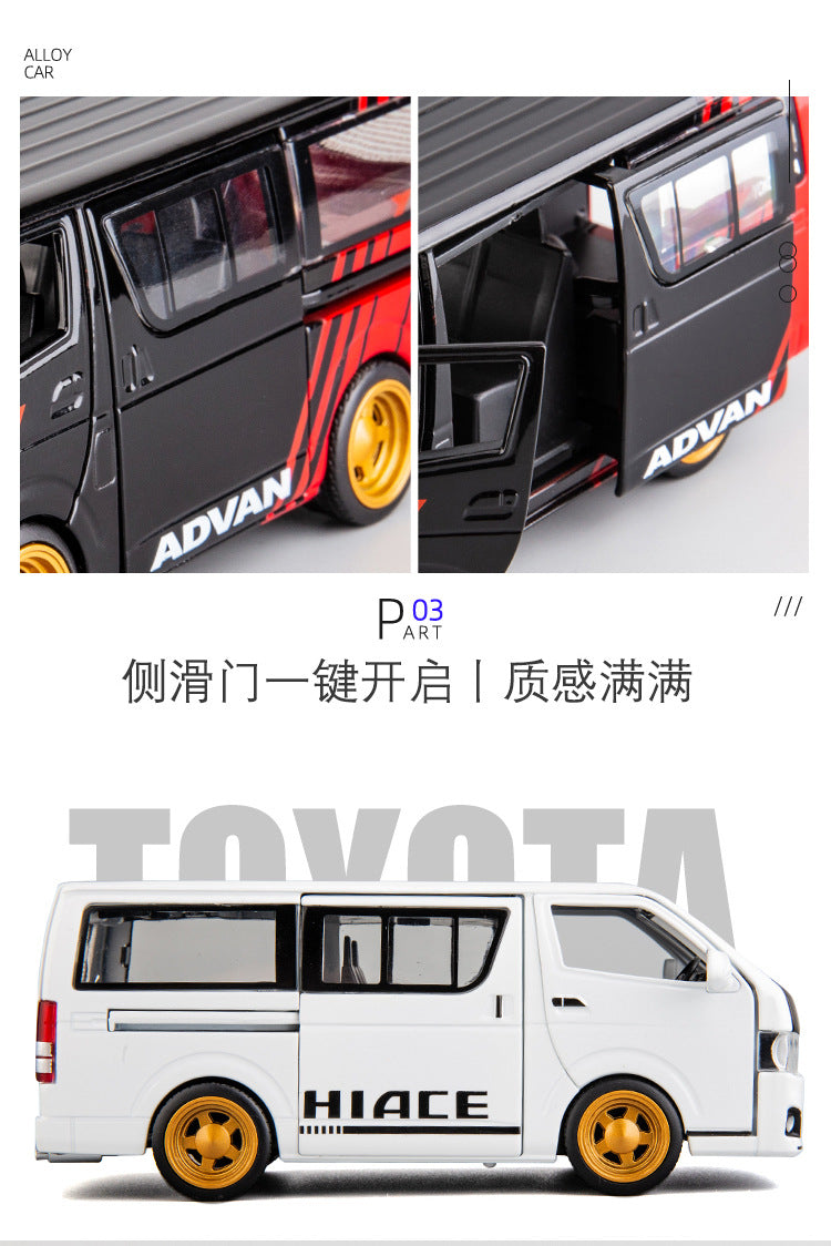 1/32 Toyota Hiace Van Modern Car Model