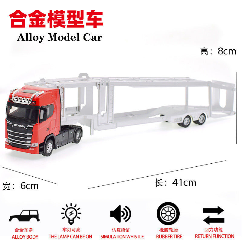 1/50 SCANIA Alloy Large Container Truck Transport Truck Car Model