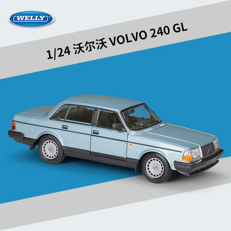 WELLY 1/24 Volvo 240 GL Modern Car Model