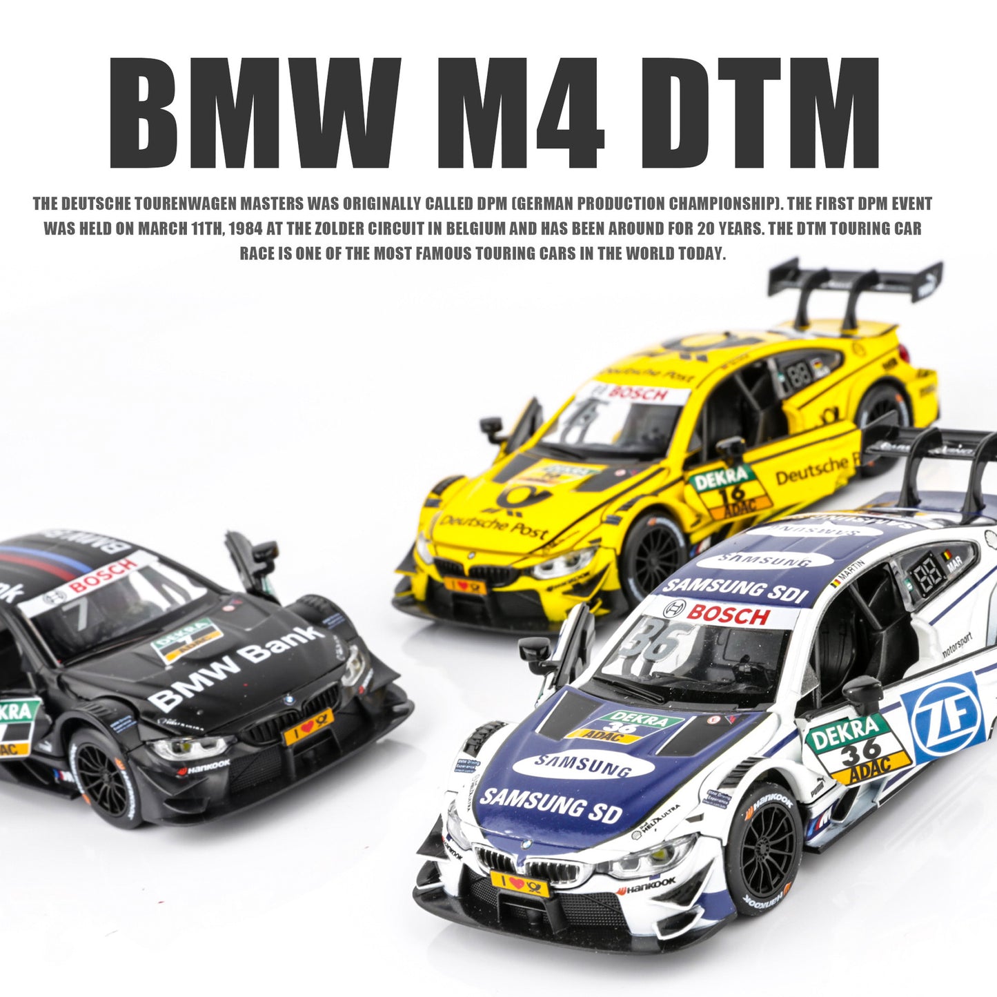 Makeda 1/32 BMW M4 DTM Racing Car Model