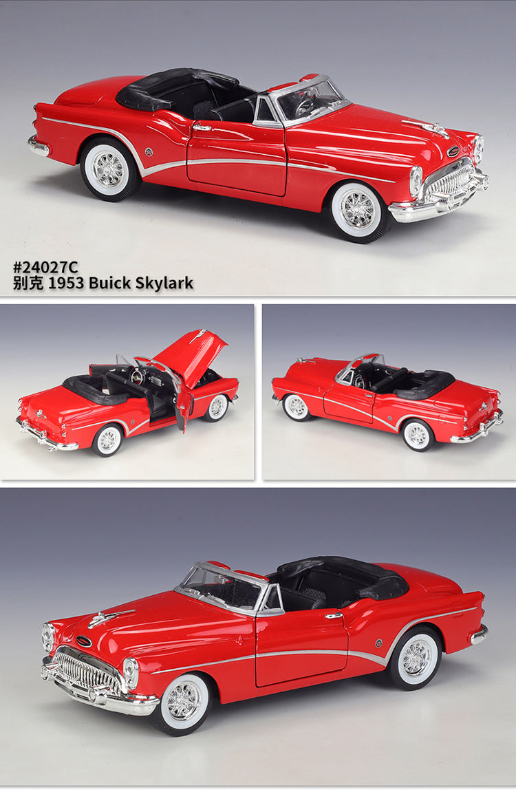 WELLY 1/24 Buick Skylark 1953 Convertible Classic Car Model