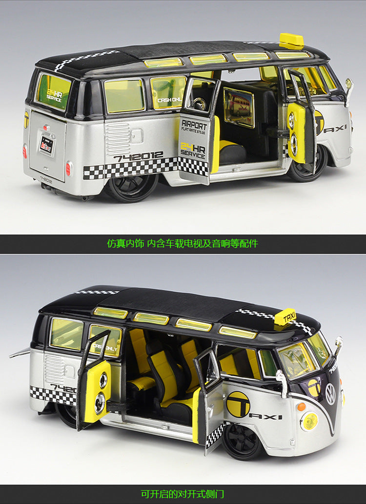 Maisto 1/25 Volkswagen Van Samba Modified Version Classic Car Model