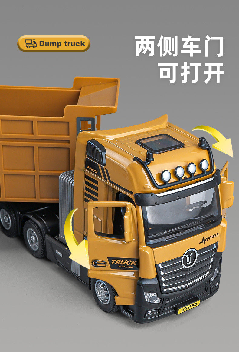 1/50 Alloy Engineering Vehicle Dump Truck Transport freight Truck Car Model