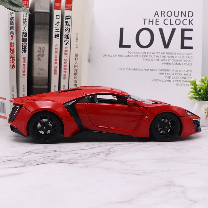 JADA 1/18 Lykan HyperSports Furious7 Modern Car Model