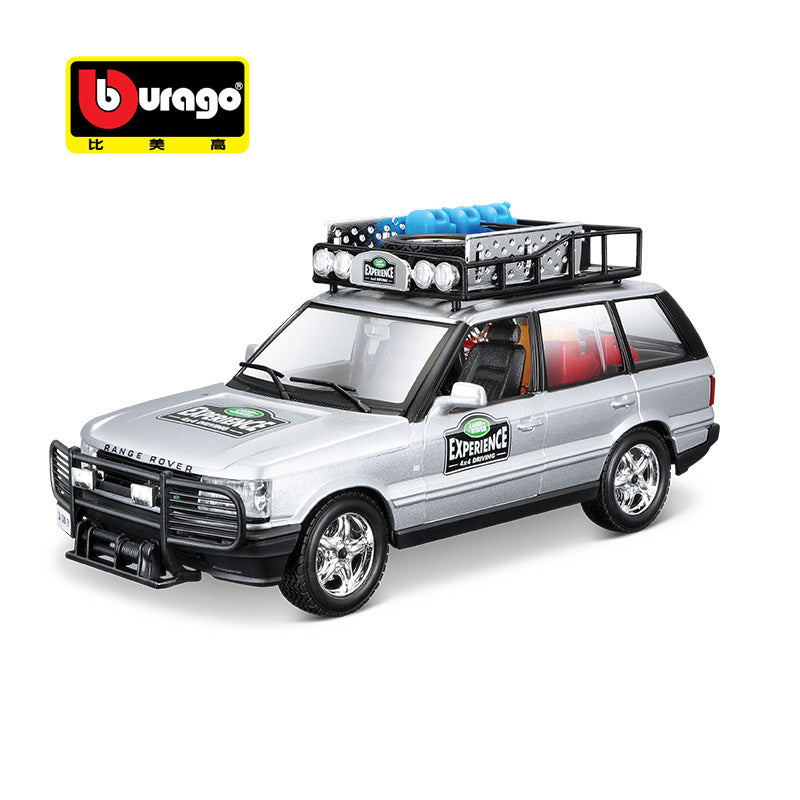 Bburago 1/24 Land Rover Range Rover With Roof Rack Modern Car Model