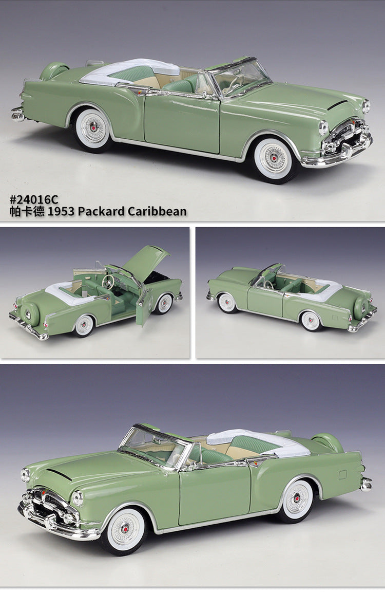 WELLY 1/28 Packard Caribbean 1953 Convertible Classic Car Model