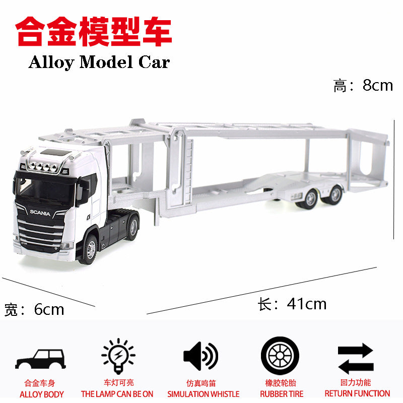 1/50 SCANIA Alloy Large Container Truck Transport Truck Car Model