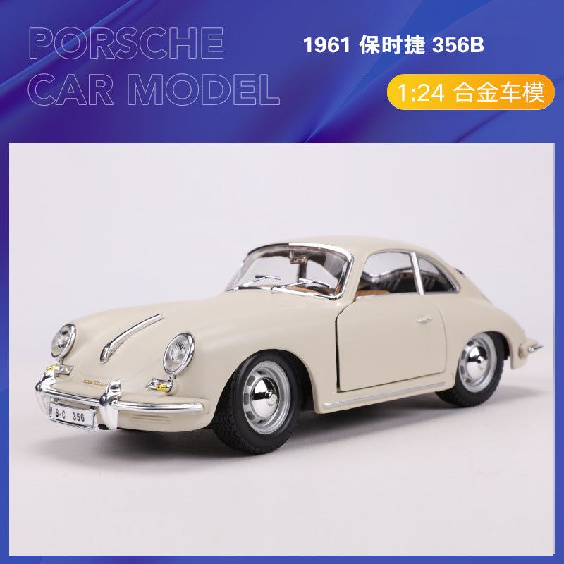 Bburago 1/24 Porsche 356B Coupe 1961 Classic Car Model – OMEGA DIECAST