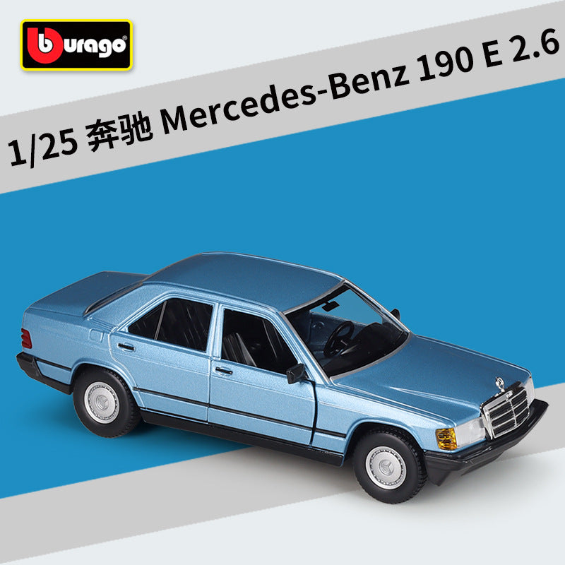 Bburago 1/24 Mercedes-Benz 190 E 2.6 Modern Car Model