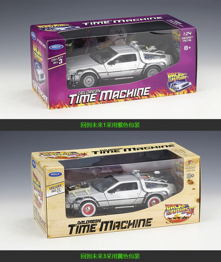 WELLY 1/24 DeLorean  Back To The Future Classic Car Model