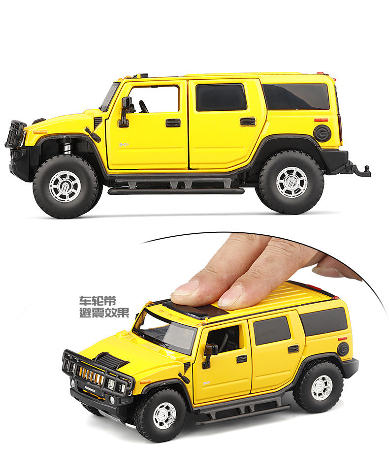 JKM 1/32 Hummer H2 2008 Suv Modern Car Model