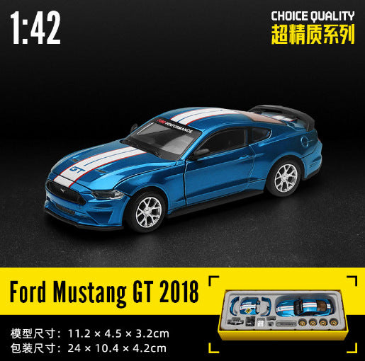 1/42 Ford Mustang GT 2018 Modern Car Model