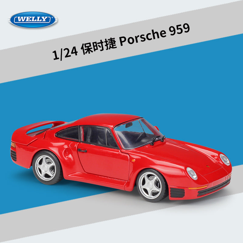 Welly 1/24 Porsche 911 Carrera RS/S/4S 959 Modern Car Model