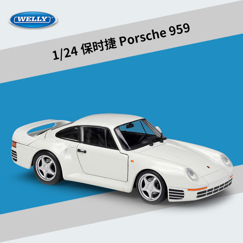 Welly 1/24 Porsche 911 Carrera RS/S/4S 959 Modern Car Model