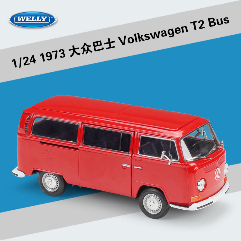 Welly 1/24 Volkswagen T1 T2 Bus Classic Car Model