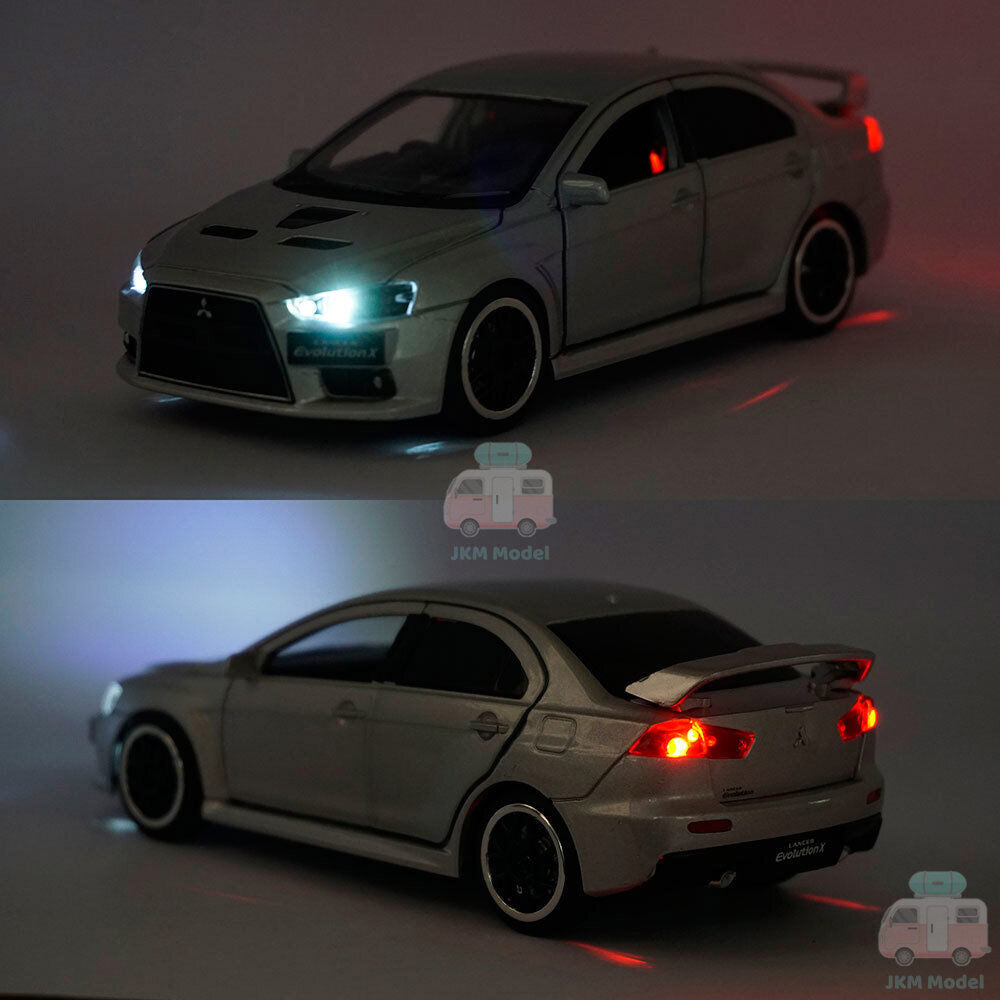 JKM 1/32 Mitsubishi EVO Lancer Evolution Modern Car Model